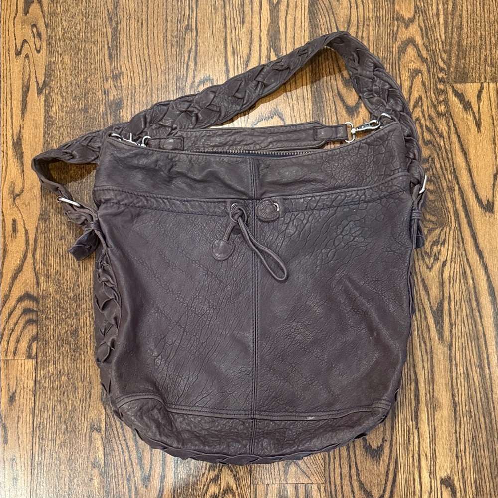 Brown Leather Shoulder Bag